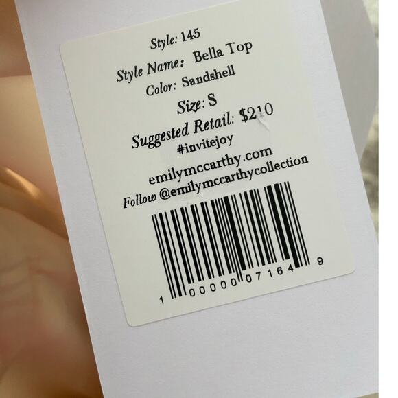 Emily McCarthy BELLA TOP NWT size small - Picture 8 of 10